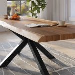 SAM_NEU-Esszimmer-Baumkante-Tische-Titan-Natur-Spider-Schwarz-280×110-ML_Titan_280_natur_Spider_schwarz_04