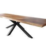 SAM_NEU-Esszimmer-Baumkante-Tische-Titan-Natur-Spider-Schwarz-300×110-ML_Titan_300_natur_Spider_schwarz_01