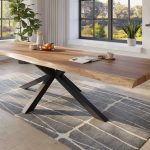SAM_NEU-Esszimmer-Baumkante-Tische-Titan-Natur-Spider-Schwarz-350×120-ML_Titan_350x120_natur_Spider_schwarz_02
