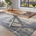 SAM_NEU-Esszimmer-Baumkante-Tische-Titan-Natur-Spider-Silber-240×120-ML_Titan_240x120_natur_Spider_silber_02