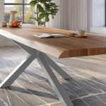 SAM_NEU-Esszimmer-Baumkante-Tische-Titan-Natur-Spider-Silber-300×110-ML_Titan_300_natur_Spider_silber_04