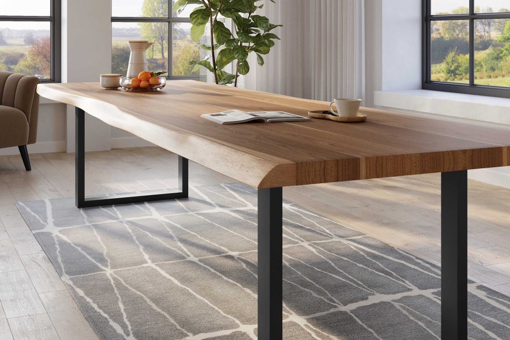 SAM_NEU-Esszimmer-Baumkante-Tische-Titan-Natur-U-Gestell-Schwarz-350×120-ML_Titan_350x120_natur_U_schwarz_04