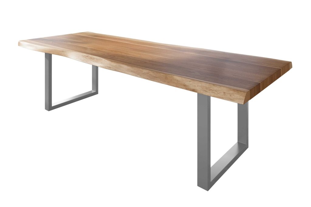 SAM_NEU-Esszimmer-Baumkante-Tische-Titan-Natur-U-Gestell-Silber-260×120-ML_Titan_260x120_natur_U_silber_01