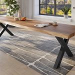 SAM_NEU-Esszimmer-Baumkante-Tische-Titan-Natur-X-Gestell-Schwarz-300×110-ML_Titan_300_natur_X_schwarz_02