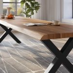 SAM_NEU-Esszimmer-Baumkante-Tische-Titan-Natur-X-Gestell-Schwarz-300×110-ML_Titan_300_natur_X_schwarz_04