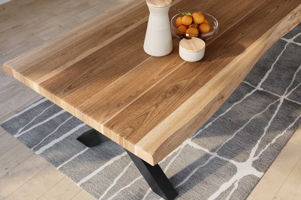 SAM_NEU-Esszimmer-Baumkante-Tische-Titan-Natur-X-Gestell-Schwarz-300×120-ML_Titan_300_natur_X_schwarz_03