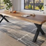 SAM_NEU-Esszimmer-Baumkante-Tische-Titan-Natur-X-Gestell-Schwarz-350×120-ML_Titan_350_natur_X_schwarz_02
