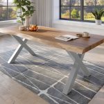 SAM_NEU-Esszimmer-Baumkante-Tische-Titan-Natur-X-Gestell-Silber-240×110-ML_Titan_240_natur_X_silber_02