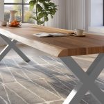 SAM_NEU-Esszimmer-Baumkante-Tische-Titan-Natur-X-Gestell-Silber-300×110-ML_Titan_300_natur_X_silber_04