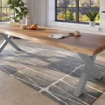 SAM_NEU-Esszimmer-Baumkante-Tische-Titan-Natur-X-Gestell-Silber-320×120-ML_Titan_320_natur_X_silber_02