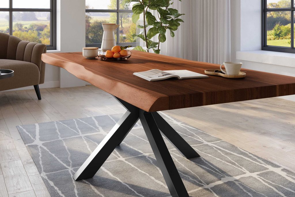 SAM_NEU-Esszimmer-Baumkante-Tische-Titan-Nuss-Spider-Schwarz-240×120-ML_Titan_240_nuss_Spider_schwarz_04