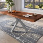 SAM_NEU-Esszimmer-Baumkante-Tische-Titan-Nuss-Spider-Silber-200×110-ML_Titan_200_nuss_Spider_silber_02
