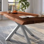 SAM_NEU-Esszimmer-Baumkante-Tische-Titan-Nuss-Spider-Silber-240×110-ML_Titan_240_nuss_Spider_silber_04