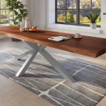 SAM_NEU-Esszimmer-Baumkante-Tische-Titan-Nuss-Spider-Silber-300×110-ML_Titan_300_nuss_Spider_silber_02