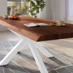 SAM_NEU-Esszimmer-Baumkante-Tische-Titan-Nuss-Spider-WeiC39F-280×110-ML_Titan_280_nuss_Spider_weiC39F_04