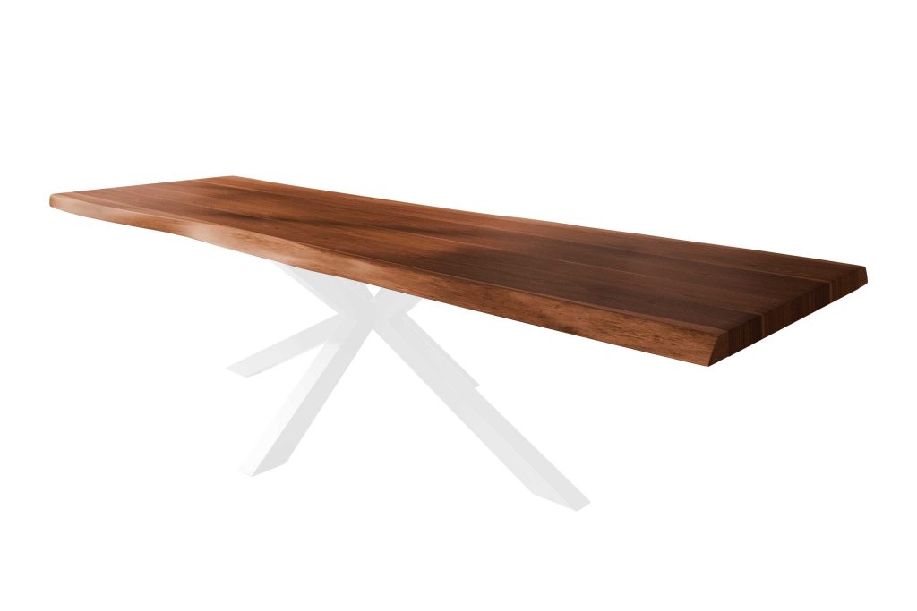 SAM_NEU-Esszimmer-Baumkante-Tische-Titan-Nuss-Spider-WeiC39F-300×110-ML_Titan_300_nuss_Spider_weiC39F_01