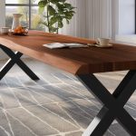 SAM_NEU-Esszimmer-Baumkante-Tische-Titan-Nuss-X-Gestell-Schwarz-300×110-ML_Titan_300_nuss_X_schwarz_04