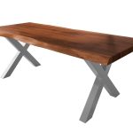 SAM_NEU-Esszimmer-Baumkante-Tische-Titan-Nuss-X-Gestell-Silber-240×120-ML_Titan_240_nuss_X_silber_01