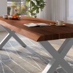 SAM_NEU-Esszimmer-Baumkante-Tische-Titan-Nuss-X-Gestell-Silber-260×120-ML_Titan_260_nuss_X_silber_04