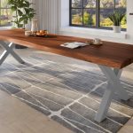 SAM_NEU-Esszimmer-Baumkante-Tische-Titan-Nuss-X-Gestell-Silber-300×120-ML_Titan_300_nuss_X_silber_02