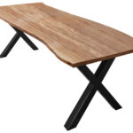 SAM_NEU-Esszimmer-Baumkante-Tische-Xaver-Natur-Schwarz-260-Xaver_260_natur_schwarz_03