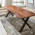 SAM_NEU-Esszimmer-Baumkante-Tische-Xaver-Nussbaum-Schwarz-260-Xaver_260_nuss_schwarz_01