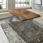 SAM_NEU-Esszimmer-Baumkante-Tische-Xaver-Nussbaum-Silber-180-Xaver_180_nuss_silber_01
