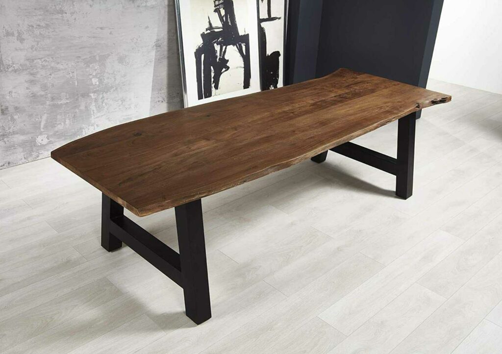SAM_NEU-Esszimmer-Baumkante-Tischgruppen-Adelaide-Nussbaum-Schwarz-260-Bild_02