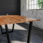 SAM_NEU-Esszimmer-Baumkante-Tischgruppen-Dora-Dora_Kirin-V-Gestell-schwarz-140-TG_Dora_V_schwarz_04
