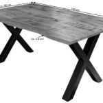 SAM_NEU-Esszimmer-Baumkante-Tischgruppen-Dora-Dora_Kirin-X-Gestell-schwarz-140-TG_Dora_X_schwarz_03
