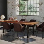 SAM_NEU-Esszimmer-Baumkante-Tischgruppen-Laurina-nougat-160-Laurina_TG_160_nougat_01