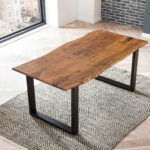SAM_NEU-Esszimmer-Baumkante-Tischgruppen-Laurina-nougat-160-Laurina_TG_160_nougat_02