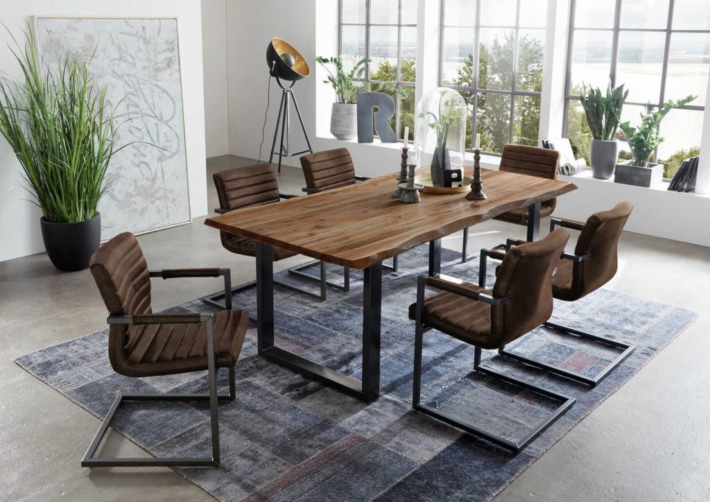 SAM_NEU-Esszimmer-Baumkante-Tischgruppen-Noah-nurParzivo_Stuehle_7tlg-160cm-natur-schwarzeBeine-TG_Noah_weildleder_160_01