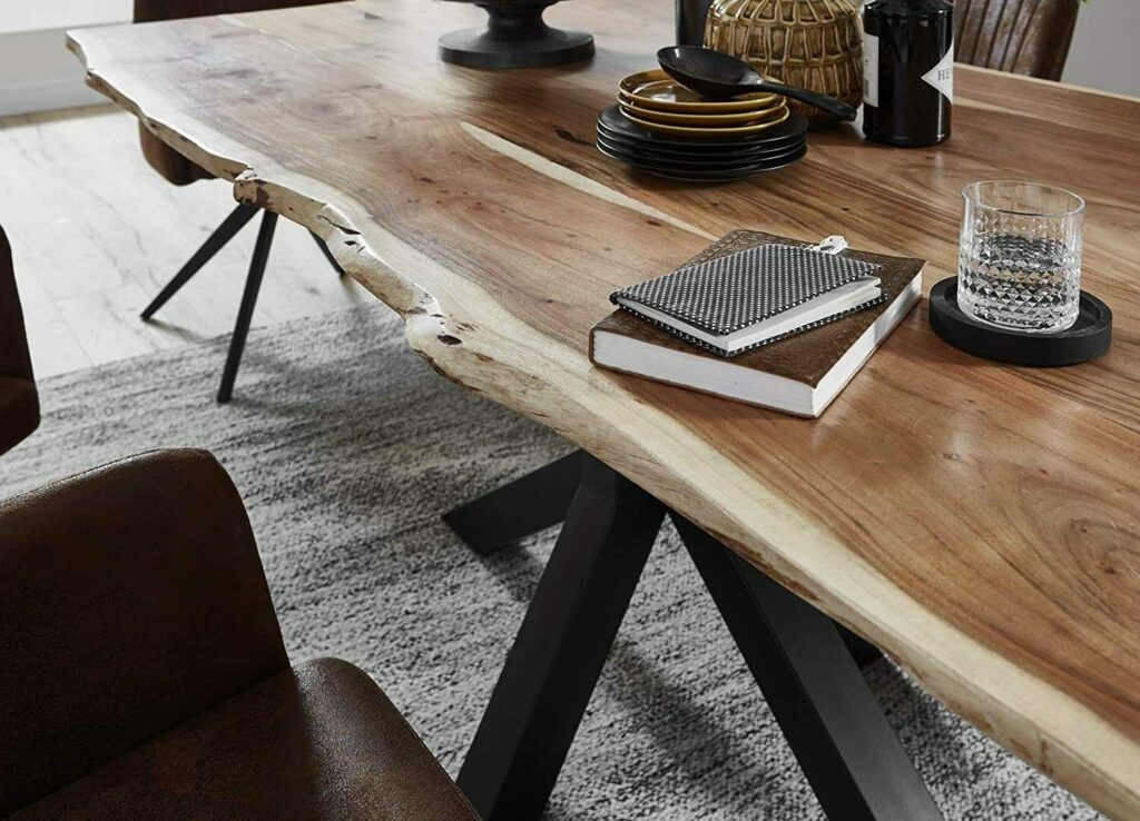 SAM_NEU-Esszimmer-Baumkante-Tischgruppen-Quincy-Natur-Schwarz-200-Essgruppe_Quincy_natur_schwarz_08