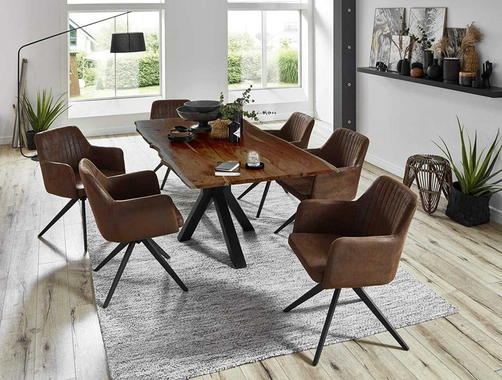 SAM_NEU-Esszimmer-Baumkante-Tischgruppen-Quincy-Nussbaum-Schwarz-180-Quincy_nussbaum_schwarz_01