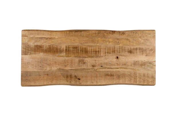 Tischplatte Baumkante Mango 160 x 60 cm CURT