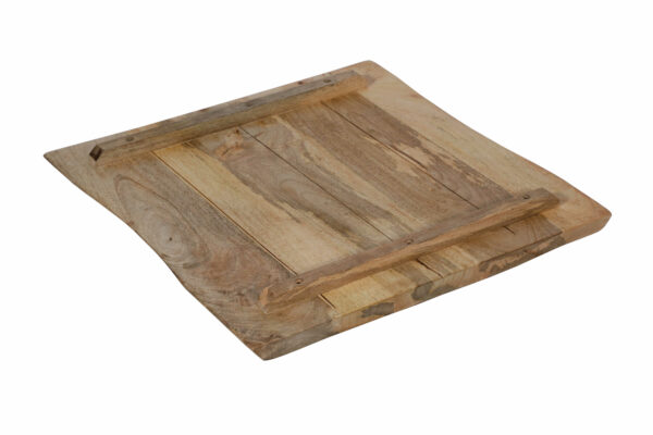 Tischplatte Baumkante Mango 60 x 60 cm CURT