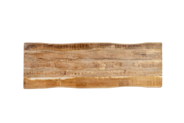 Tischplatte Baumkante Akazie Mango rough 180 x 40 cm CURTIS