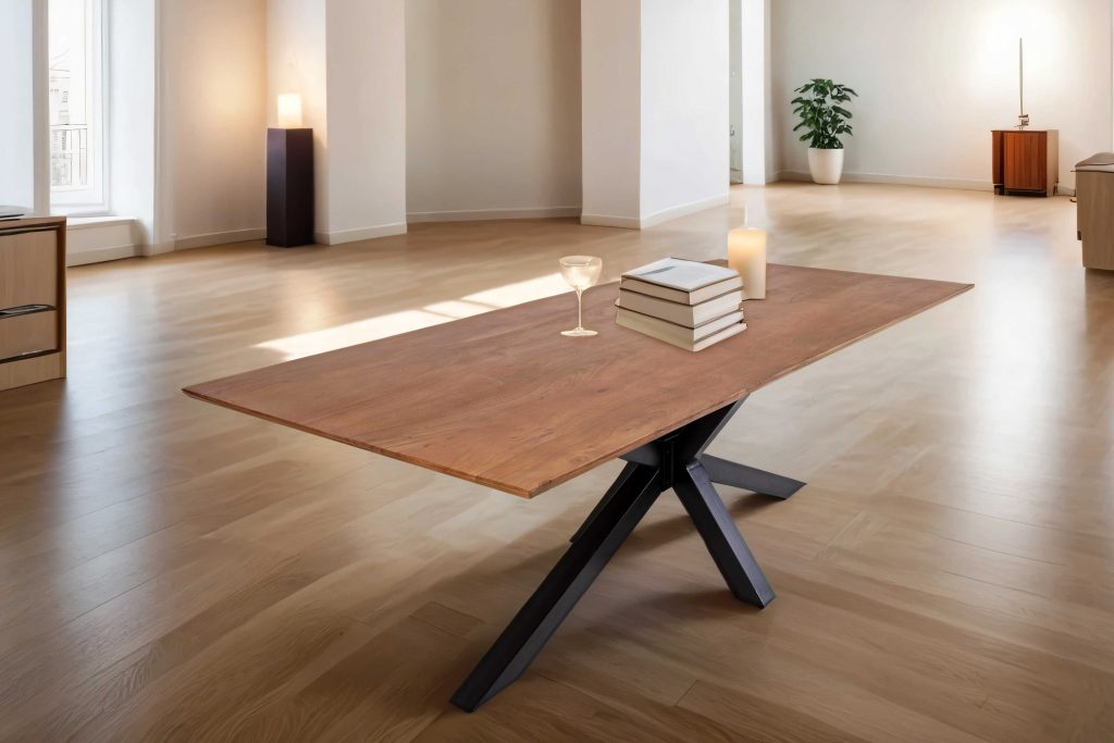 SAM_NEU-Esszimmer-Esszimmertische-Abby_Schweizerkante-nuss-160-Bk_Abby_Schweizer_160_Nuss_Spider_01