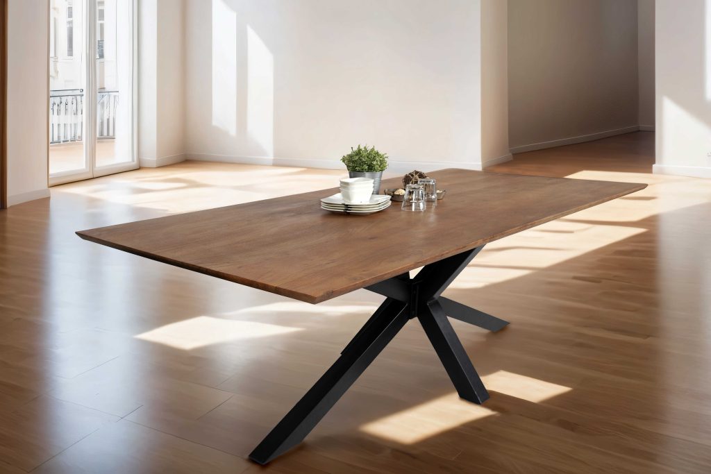 SAM_NEU-Esszimmer-Esszimmertische-Abby_Schweizerkante-nuss-220-Bk_Abby_Schweizer_220_Nuss_Spider_01