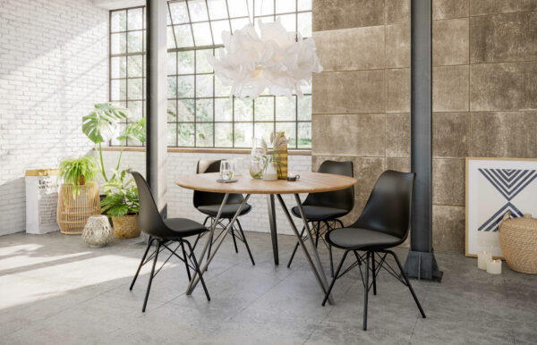 SAM NEU Esszimmer Esszimmertische Dream 110 silber Dream silber 110 05 scaled