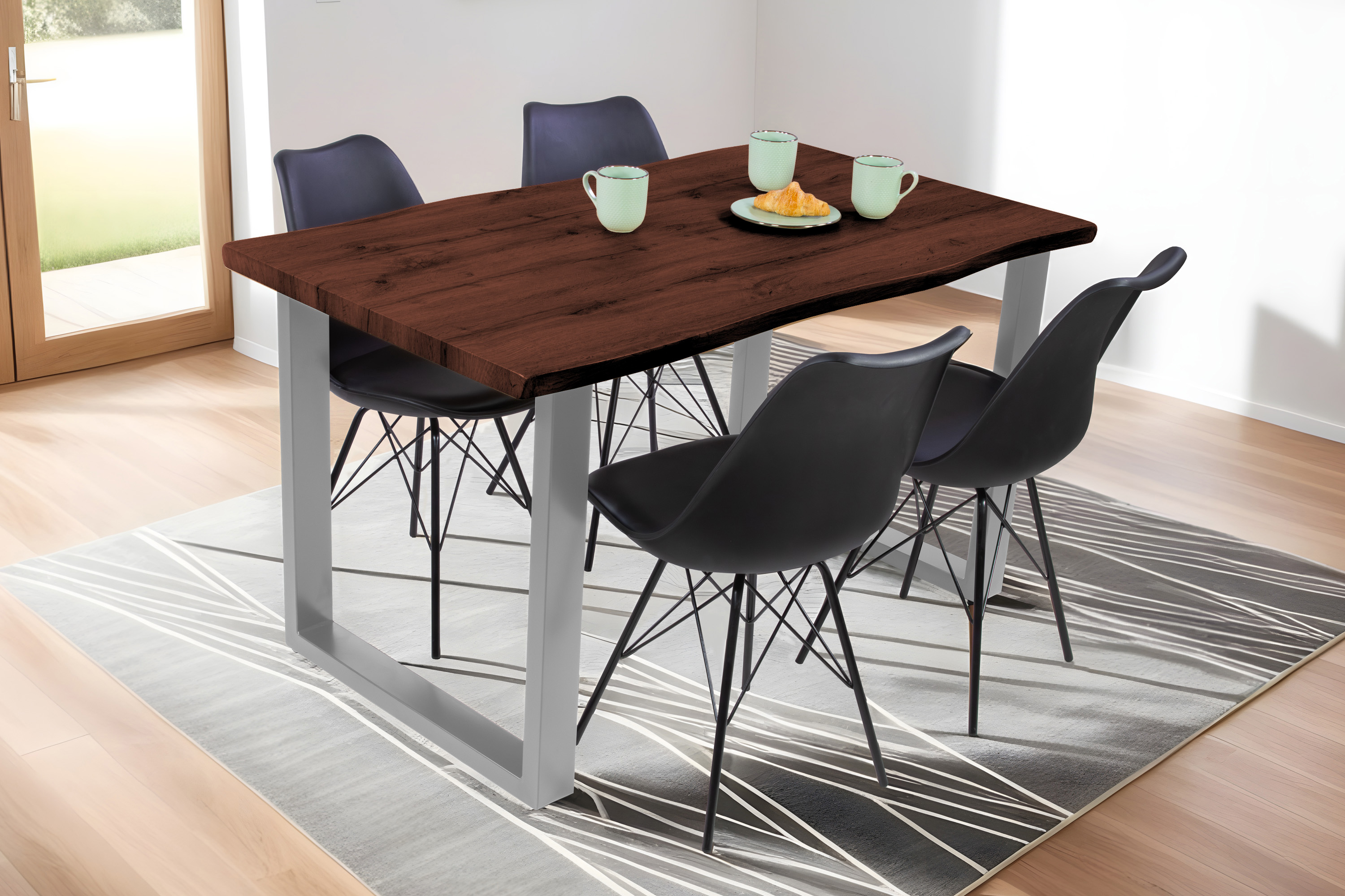 SAM_NEU-Esszimmer-Esszimmertische-Josy-BKT-U_Gestell_neu-140-Nuss-BKT_Nussbaum_Silber_Josy_04