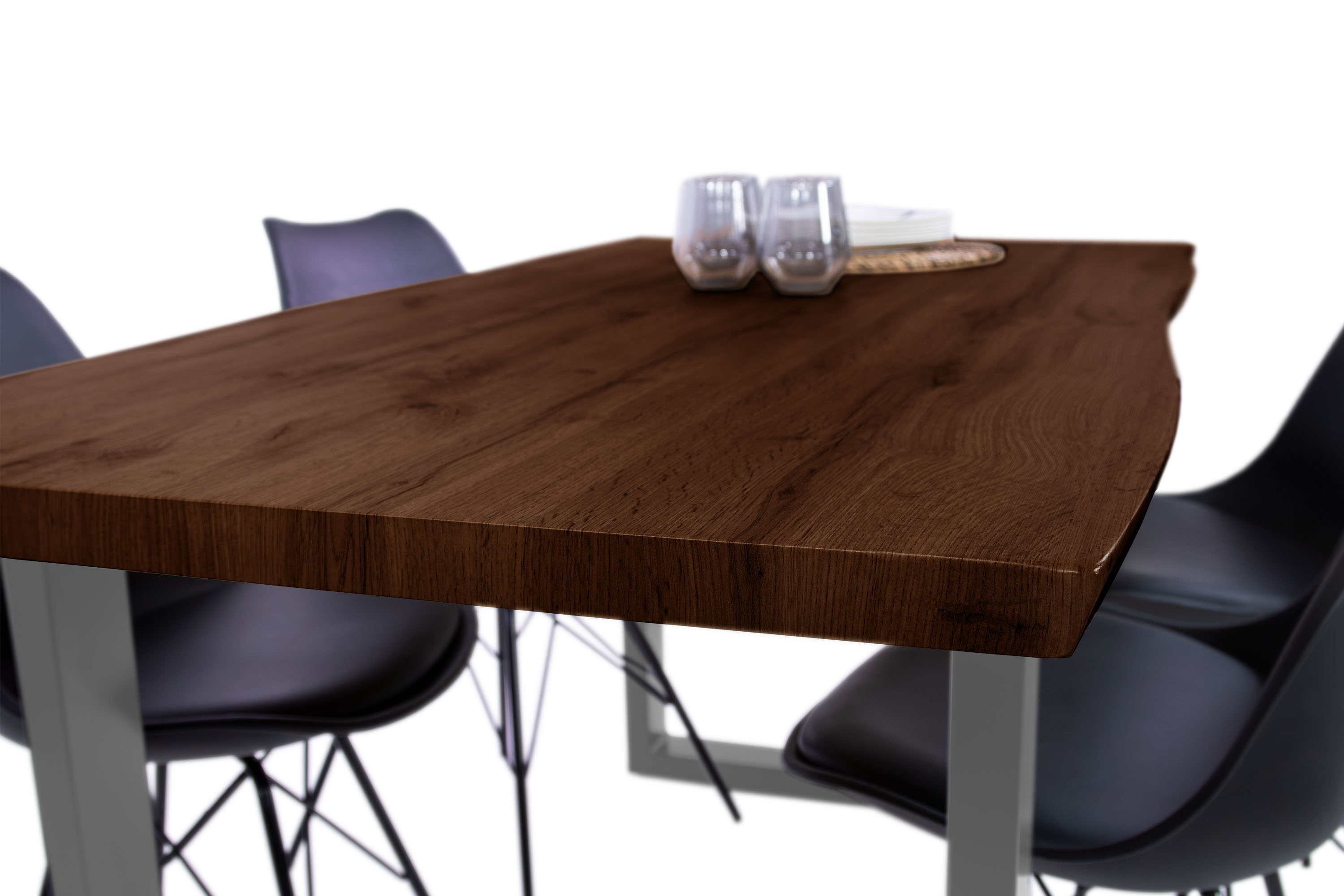 SAM_NEU-Esszimmer-Esszimmertische-Josy-BKT-U_Gestell_neu-160-Nuss-BKT_Nussbaum_Silber_Josy_05