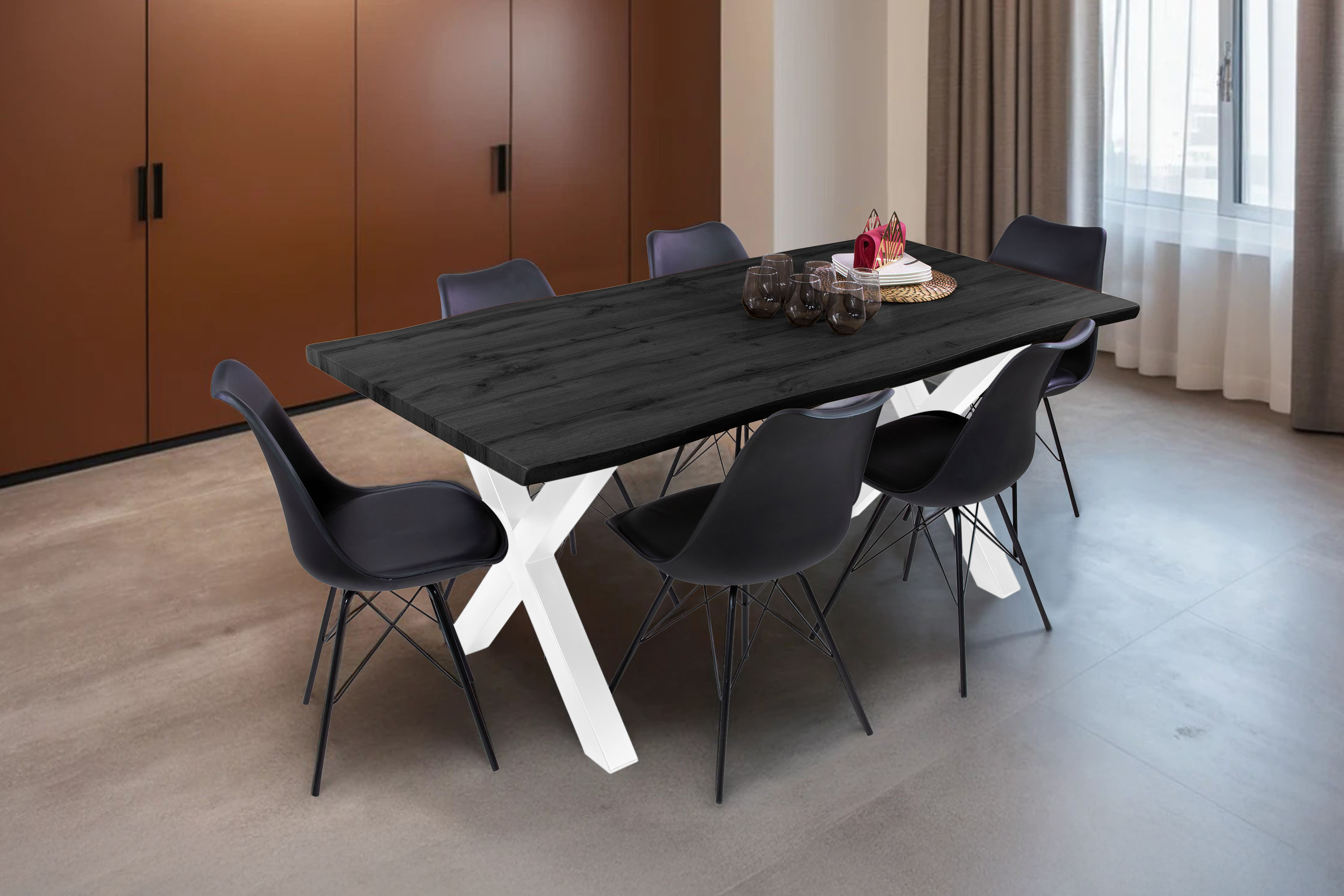 SAM_NEU-Esszimmer-Esszimmertische-Josy-BKT-x_gestell-weiss-180-Grau-BKT_Josy_04-6