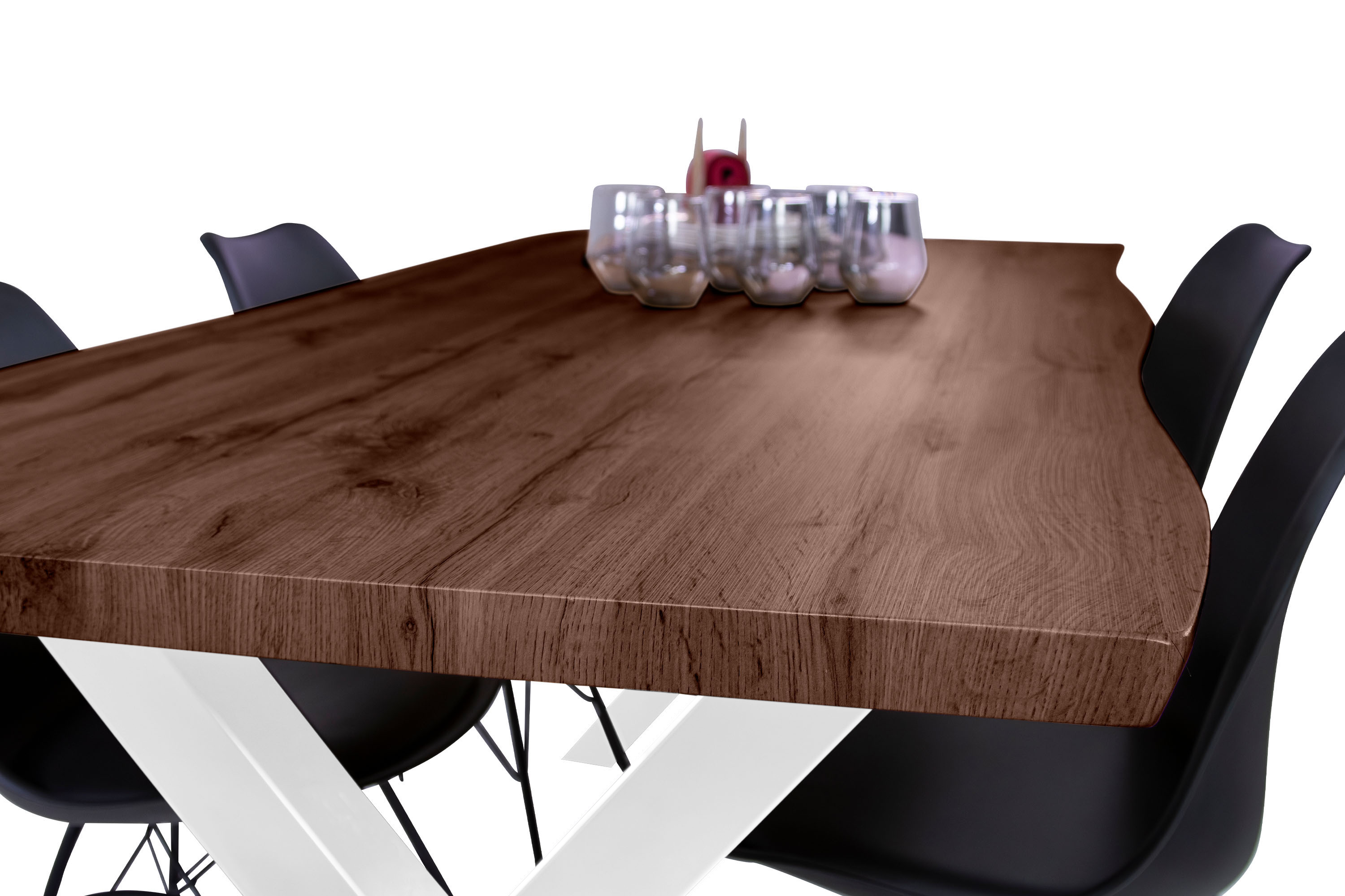 SAM_NEU-Esszimmer-Esszimmertische-Josy-BKT-x_gestell-weiss-220-Nuss-BKT_Josy_06-24