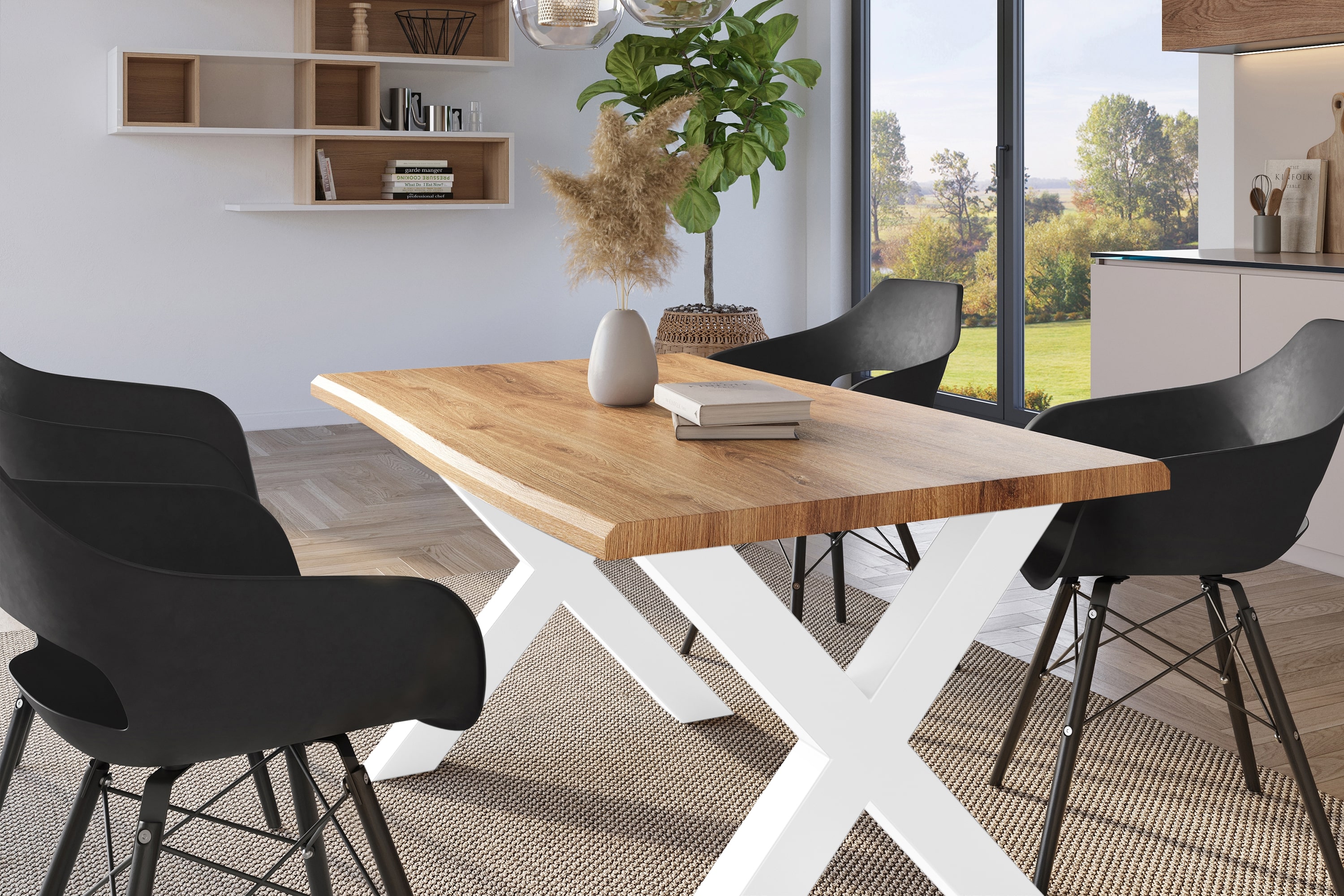 SAM_NEU-Esszimmer-Esszimmertische-Julius-Eiche-X-weiss-160-Julius_eiche_160_X_weiss_05