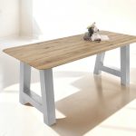 SAM_NEU-Esszimmer-Esszimmertische-Lotte-Baumkantentische.de-rund-a_gestell-silber-180-BKT_Lotte_silber_01