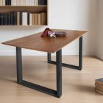 SAM_NEU-Esszimmer-Esszimmertische-Schweizer_Kante-U_Gestell-Atlanta-nussbaumfarben-schwarz-120-Bk_Schweizer_kante_120_nuss_schwarz_01