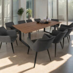 SAM_NEU-Esszimmer-Esszimmertische-Schweizer_Kante-U_Gestell-Atlanta-nussbaumfarben-schwarz-280-Bk_Schweizer_kante_280_nuss_schwarz_02