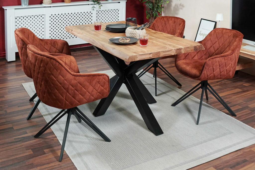 SAM_NEU-Esszimmer-Stuehle-Samos-Drehstuhl_Samos_braun_Rauteklein-Samos_klein_braun_07